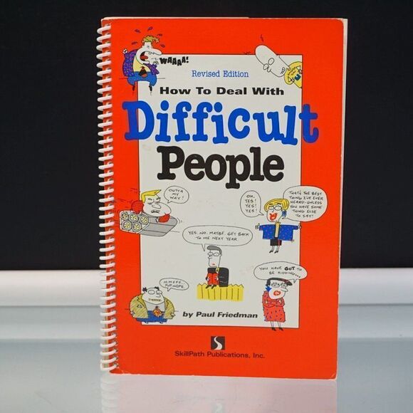 How to Deal With Difficult People By Paul Friedman 1994 Paperback Revised Edt - Picture 1 of 10